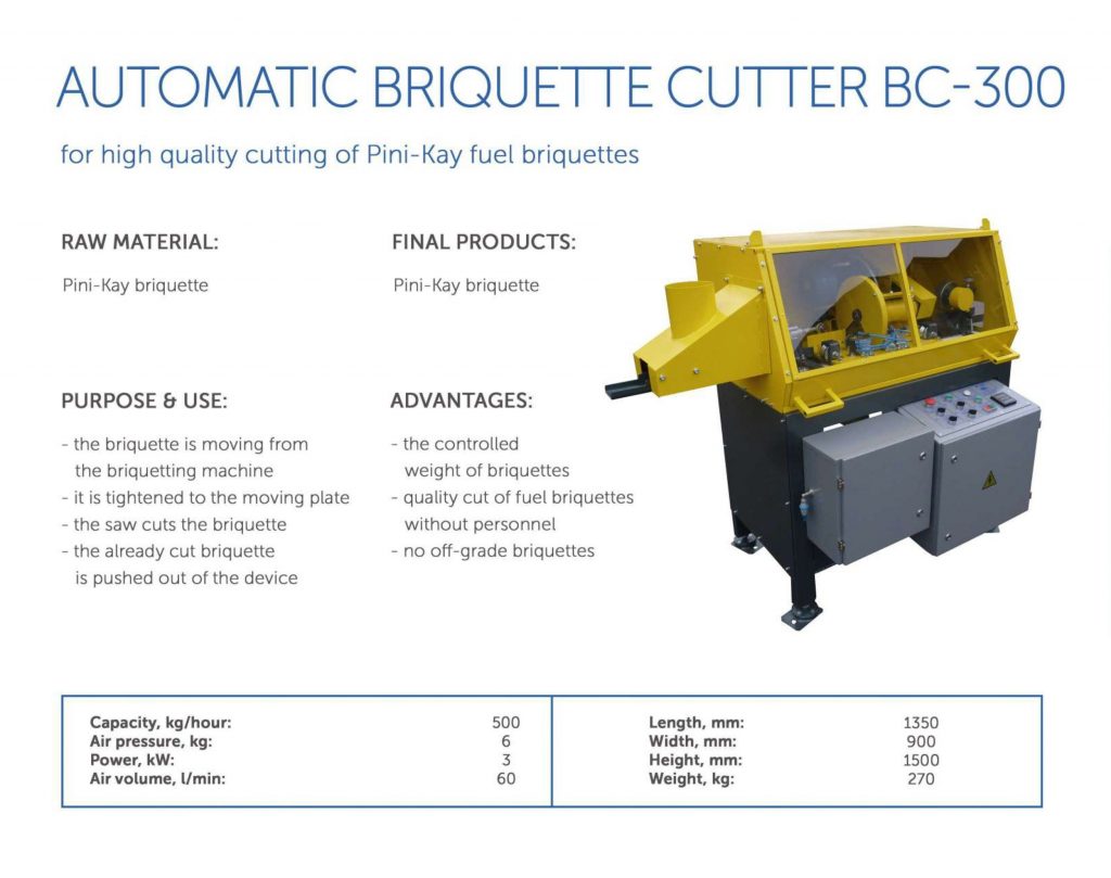 Automatic Briquetter Cutter BC-300