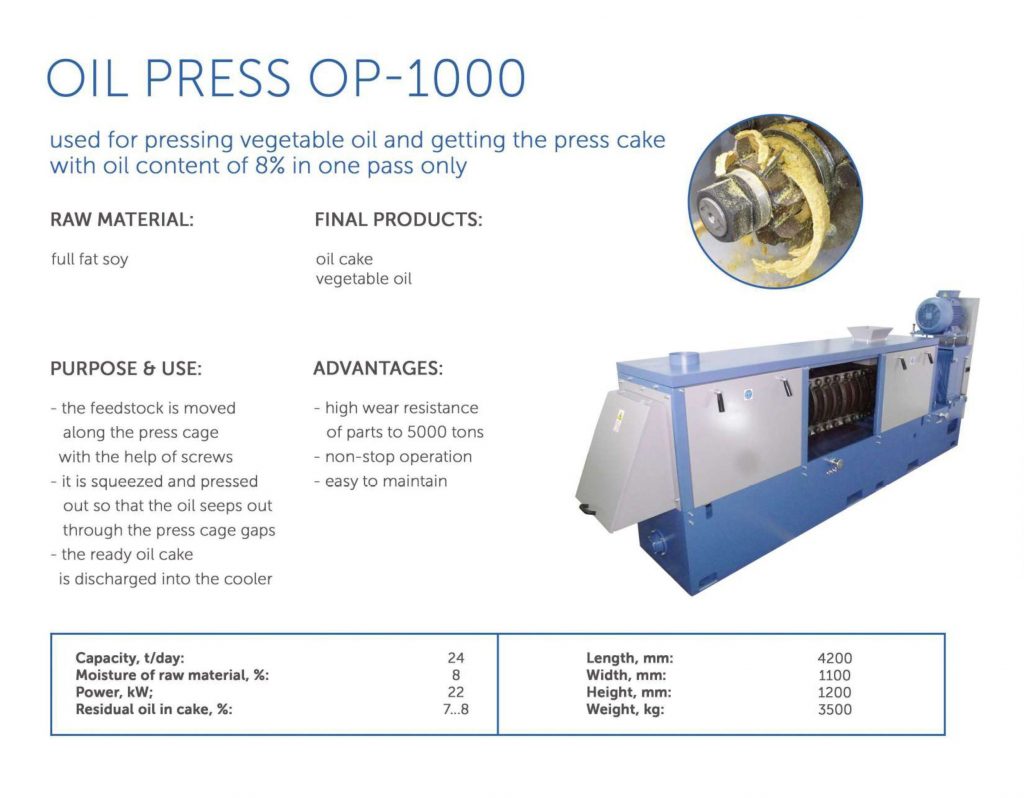 Oil Press OP-1000